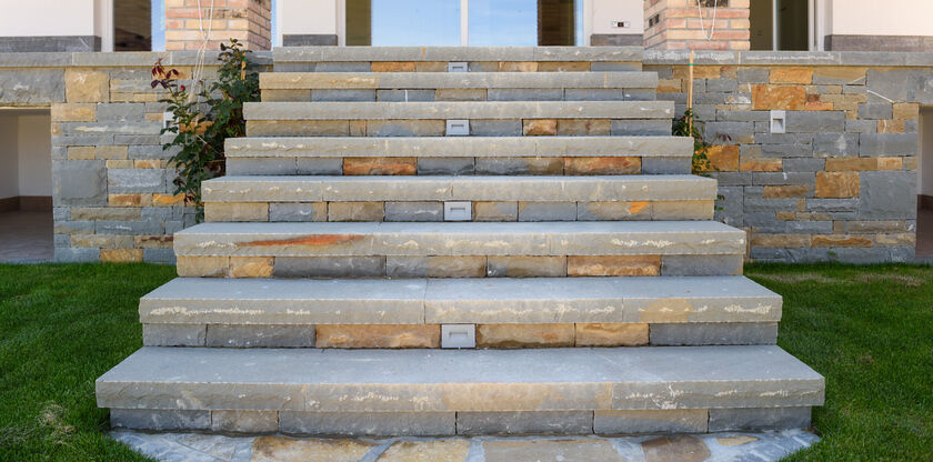 Masonry steps by Maxx Masonry & Construction