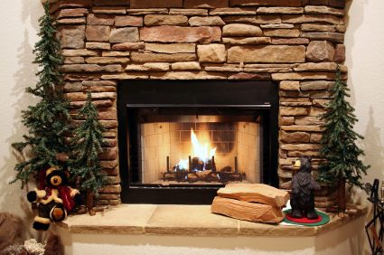 Fireplace construction by Maxx Masonry & Construction