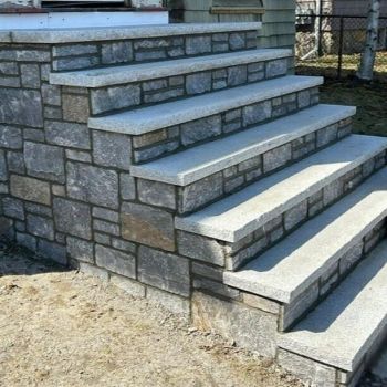 Masonry steps by Maxx Masonry & Construction