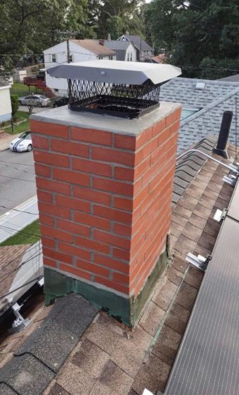 Chimney Cap Installation in Newton Lower Falls, Massachusetts